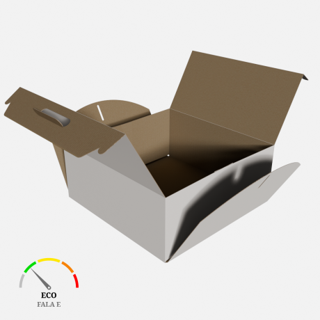 Przejdź do produktu Karton na tort z rączką 350x350x150 // 1*paleta [1200szt/ kompl.]